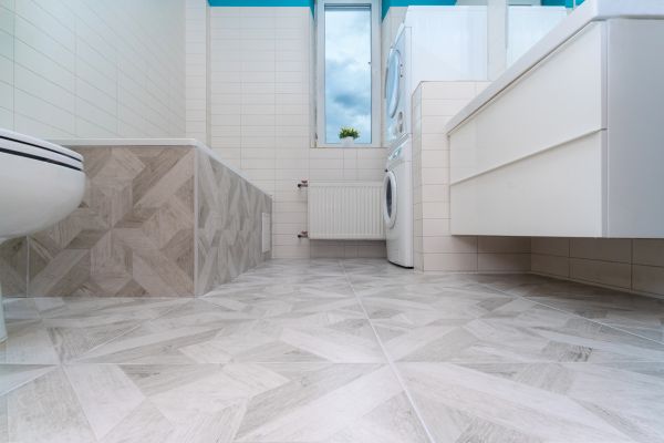 Bathroom Floor Remodeling in Olathe